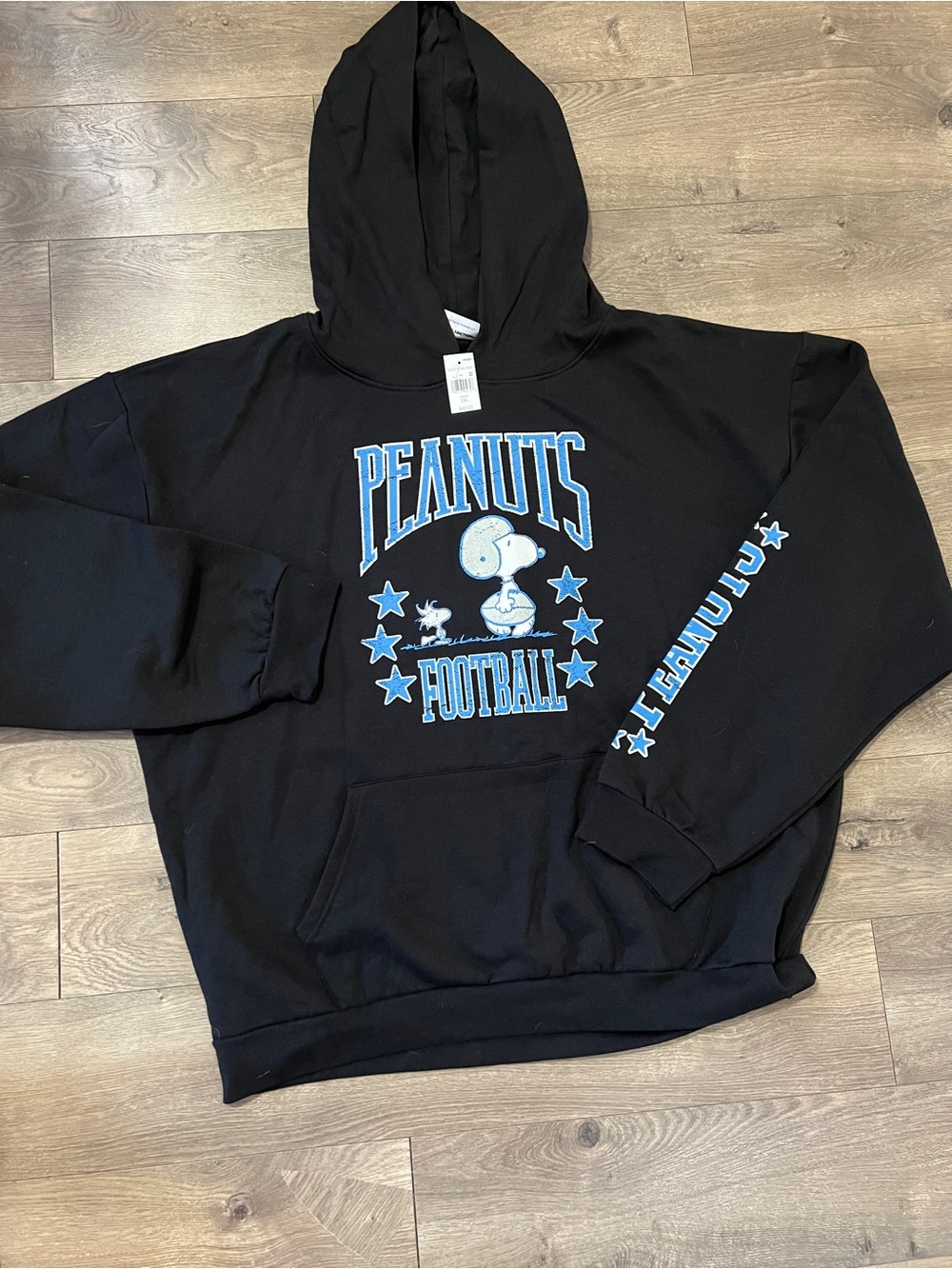 Peanuts Football Pullover Hoodie Size 2XL New